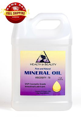 MINERAL OIL 70 VISCOSITY NF USP GRADE LUBRICANT by H&B Oils Center PURE 7 LB