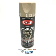 KRYLON 4291 KHAKI Camouflage Non-Reflective Ultra-Flat Finish Spray Paint-  11oz