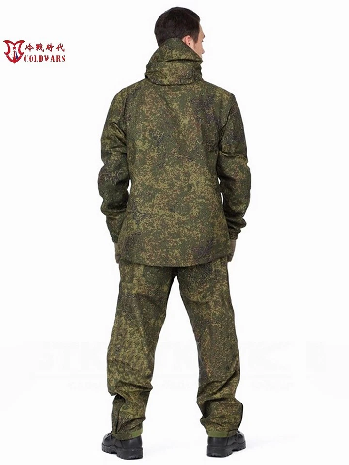 Russian Army lv6 EMR Hardshell Uniform Suit Little Green Man Hooded Coverall - Image 3 of 4