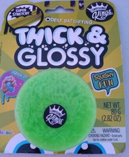 Thick and Glossy by Compound Kings Squishy Fun Green Slime 2.82 oz Super Stretch