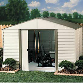 arrow storage® vd1012 - 10' x 12' vinyl dallas shed