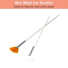 5 Pcs Mini Face Mask Fan Brush Glycolic Acid Peel Facial Treatments Home DIY Spa