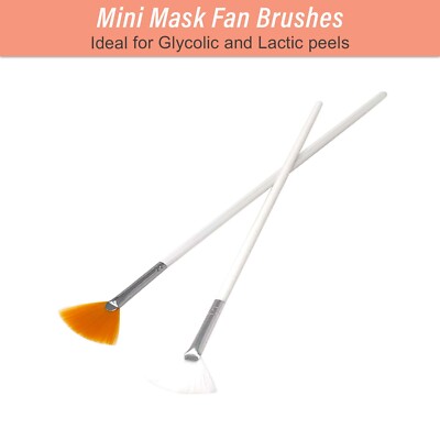 5 Pcs Mini Face Mask Fan Brush Glycolic Acid Peel Facial Treatments Home DIY Spa