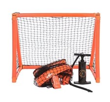 Gorilla iGoal aufblasbares Fußballtor, Hockeytor, 2x 105 x 90 cm, orange, NEU