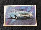 <!--F#f_0-->1967 GENERAL MOTORS HOLDEN GMH HOLDEN HD HR Premier NASCO ACCESSORIES BOOKLET<!--F/-->
