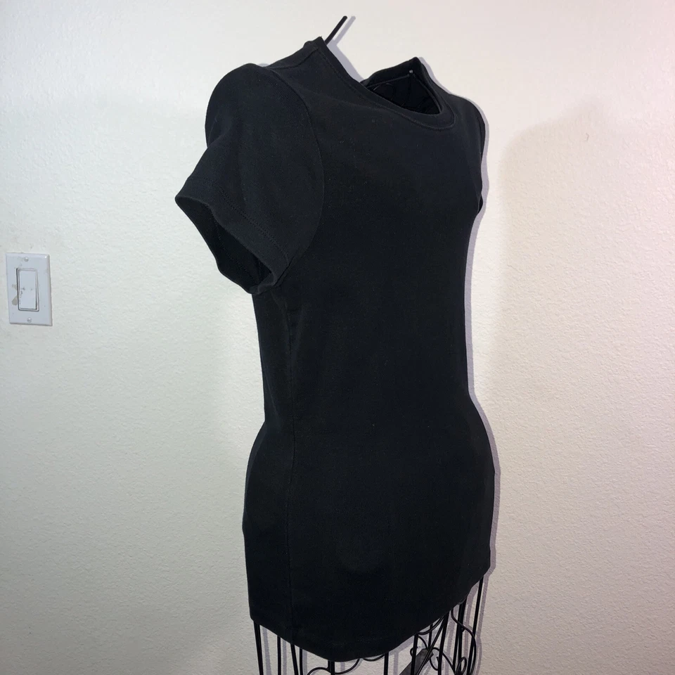 Caslon Mujer Camisa Negra MEDIANA Manga Corta Foto 4 de 4