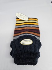 Vintage Gold Toe Crafted Knits Heavy Novelty Striped Socks NWT