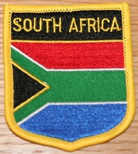SOUTH AFRICA African Shield Country Flag Embroidered PATCH Badge P1