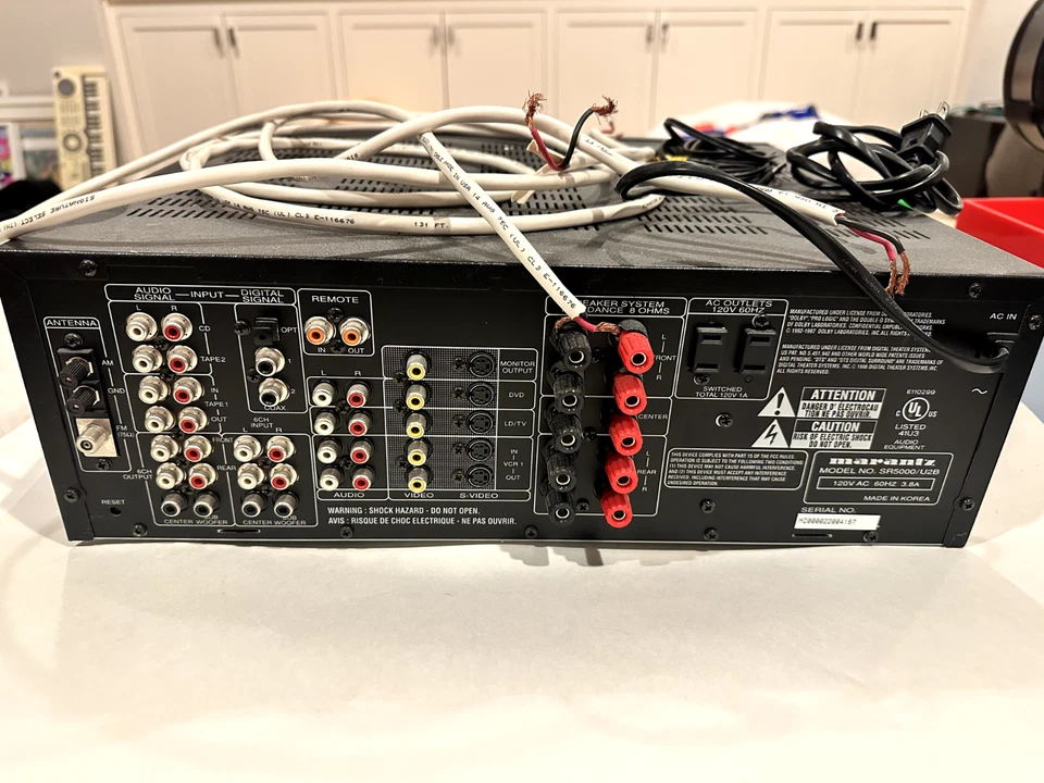 Marantz AV Surround Sound Receiver Amplifier Japan SR-5000 Vintage HI-FI - Image 3 of 4