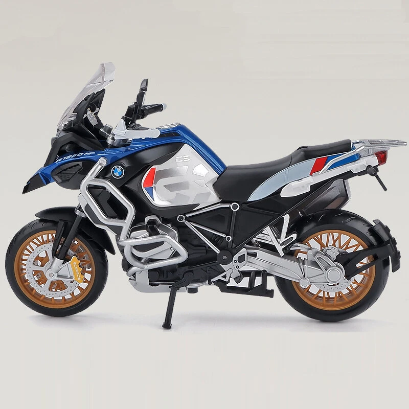 1:12 BMW R1250 GS Modelo de motocicleta Diecast Vehículo de juguete Motocicleta Juguetes Blanco Foto 3 de 4