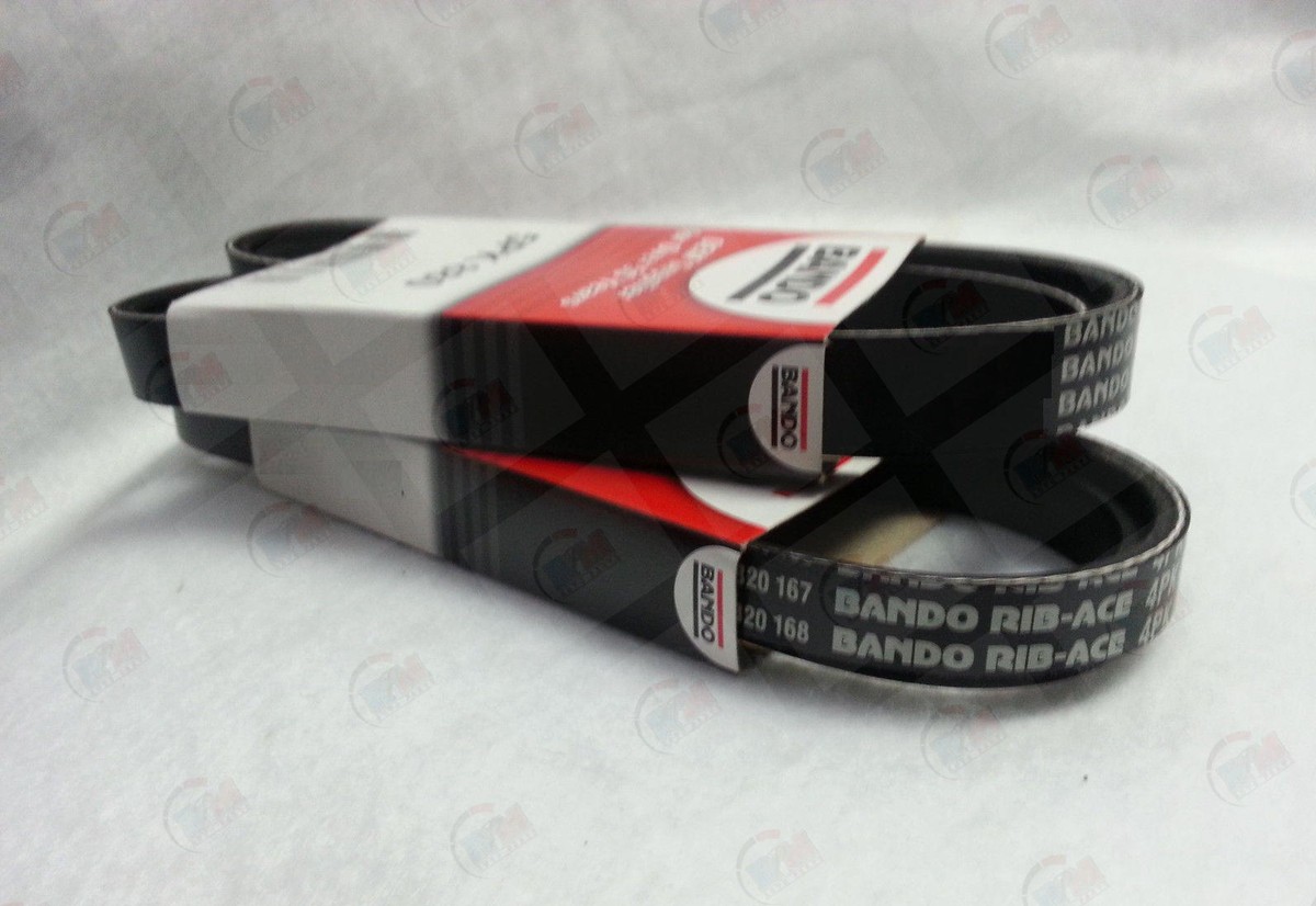 Bando Drive Belt Set of 2 03-06 for Nissan 350Z VQ35DE Engine