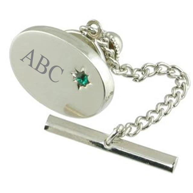 Green Tie Pins & Clips for Men