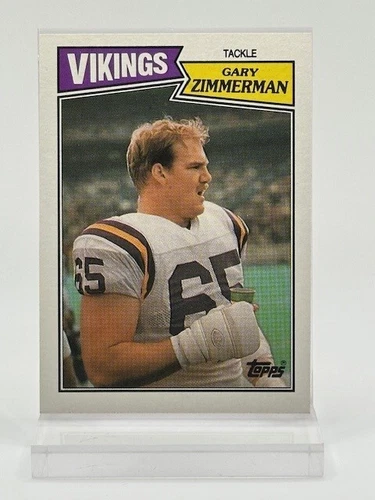 Gary Zimmerman 1987 Topps Football Tackle Minnesota Vikings Card No# 207