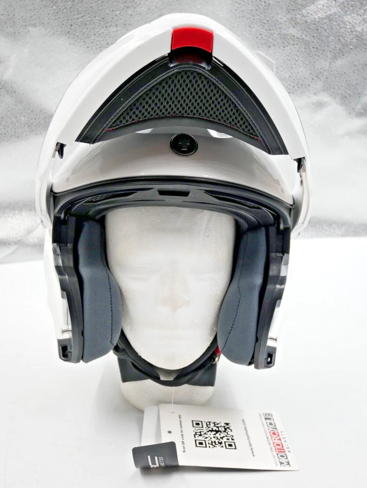 Torc T-28 Modular Helmet Gloss White Size Small - T2802:22 - Image 3 of 4
