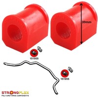 Strongflex Stabilisatorbuchsen Vorne FüR Renault 5 II 84-96 Polyurethan Rot