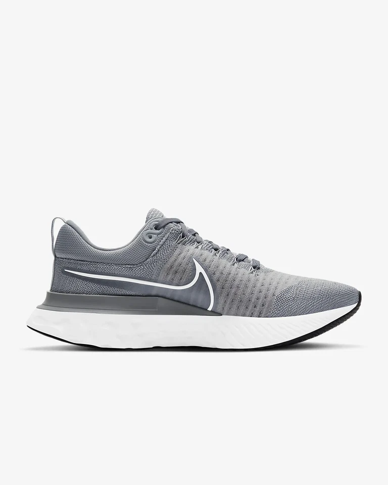 Nike React Infinity Run Flyknit 2 Particle Grey Size 7.5 Men’s Shoes CT2357 001 - Image 3 of 4