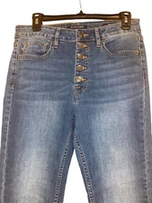 Vigoss Women’s Ace Skinny Jeans Size 29 L27 High Rise Button Fly Stretch Denim