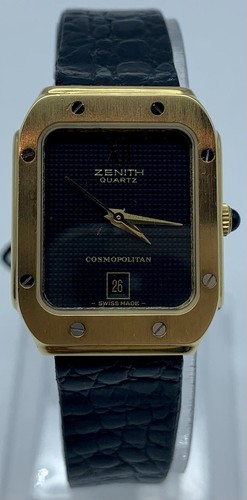 Orologio Zenith Cosmopolitan Quartz Vintage 27.1590.106 Swiss Made Anni 80'  | eBay