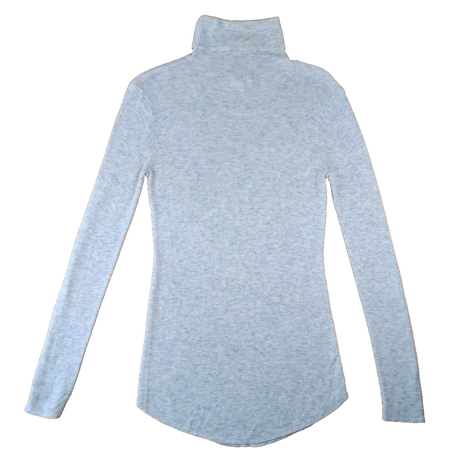 Witchery Sweater Womens Size Small Light Grey Wool Nylon Blend Turtleneck Jumper