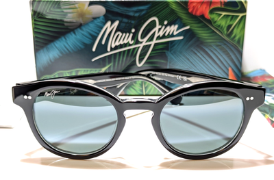 NEW Maui Jim Joy Ride Black Crystal Polarized Grey Lens 