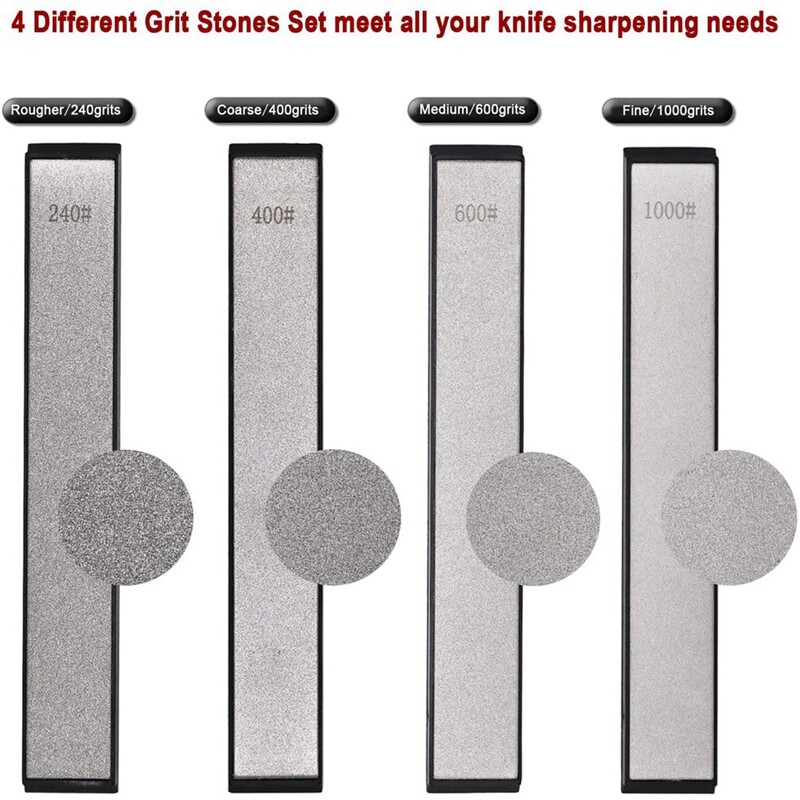 Diamond Sharpening Stone Set, Sharpener System Sharpening Stones