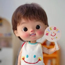 1/8 BJD Doll SD Resin Jointed Toys Boy Girl Eyes Face Makeup DIY Birthday Gifts