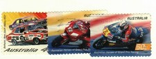 Australia #2044, 2313, 2315 used Car and Motorcycle racing