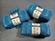 Moda Vera Lot of 3 Aurelia Mesh Acrylic Polyester Teal Lot 1102
