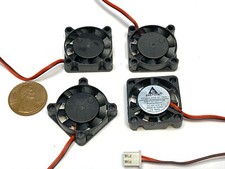 4 x GDT mini Cooler 12V 2pin 2510 25x25x10mm DC Cooling Fan micro brushless c7