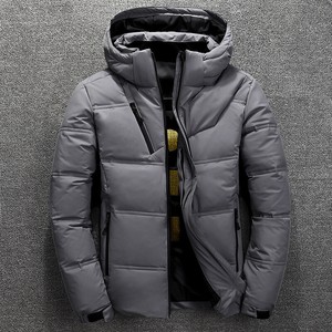 puffer jacket with suit