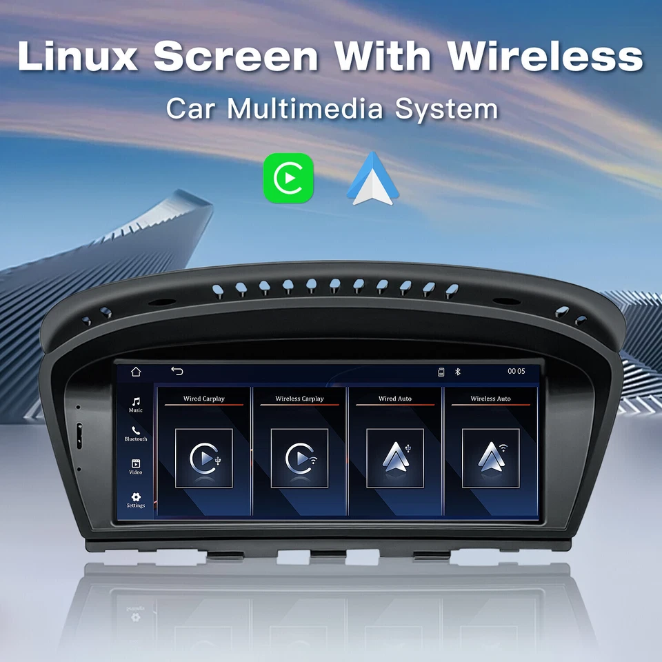 8.8'' Wireless Apple CarPlay Multimedia Radio BT BMW 3 5er E90~E93 E60 E61 CCC - Image 2 of 4