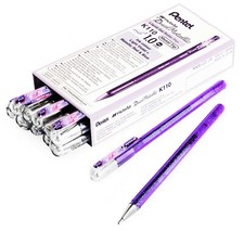 Image of Pentel Hybrid Dual Metallic Liquid Gel Ink Rollerball Pen K110