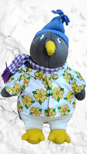 GRANDE Peluche Tacky Il Pinguino: 12" - 13" di Merrymakers, Raro Anno 2000 - Usato in ottime condizioni