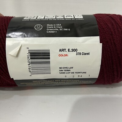 Coats - Fil Red Heart Super Saver Yarn-Claret - Multicolore