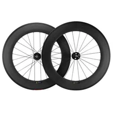 700C Track Fixed Gear Bike Wheelset Clincher 3k Matte Wheels Basalt Braking