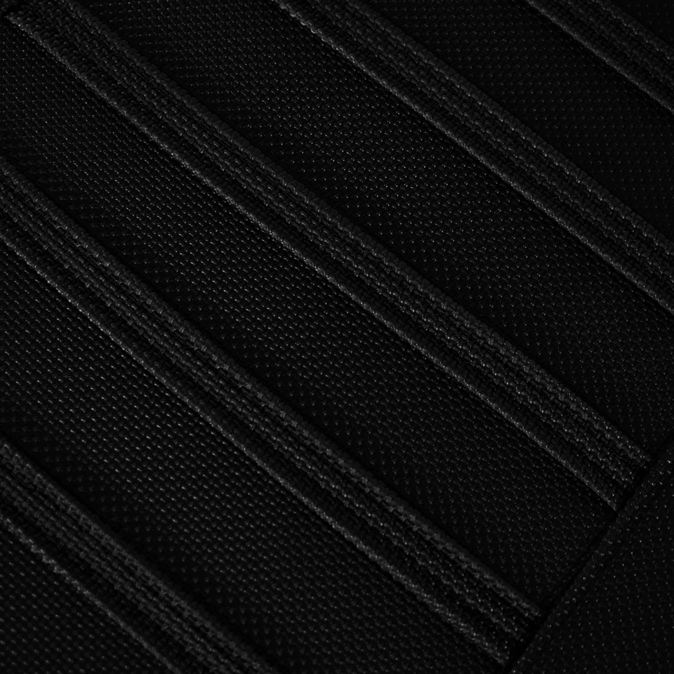 Cubierta de asiento Yamaha IT 175 IT175 1977-1979 TODO NEGRO CON COSTILLAS NEGRAS LOGOTIPO DE HIERRO #332 Foto 4 de 4