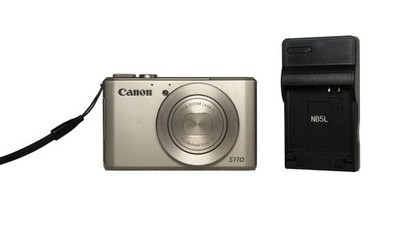 Canon PowerShot S110 Digitalkamera / silver / 12MP WLAN Kompaktkamera