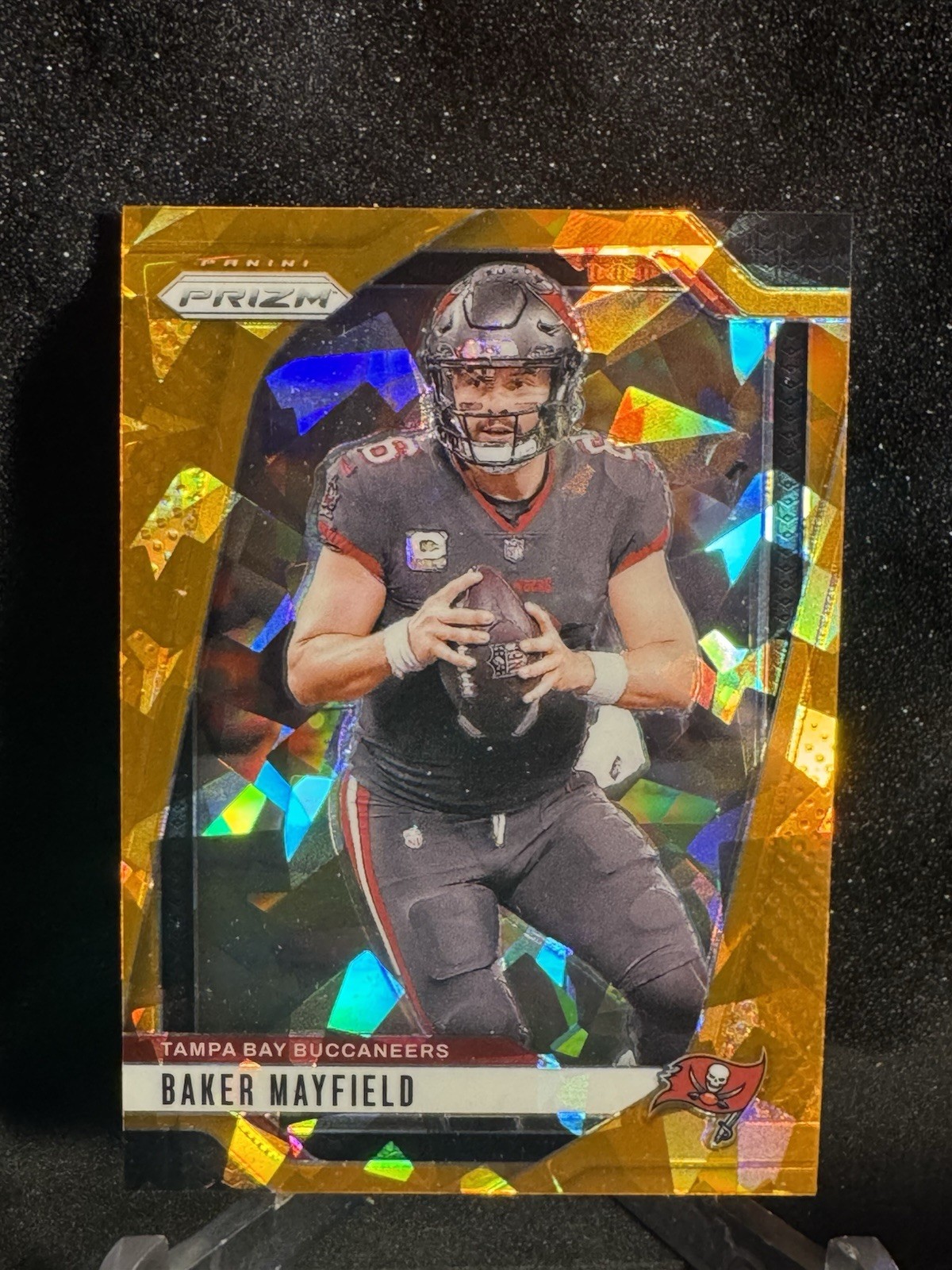 2024 Panini Prizm Baker Mayfield Orange Ice #268 Buccaneers