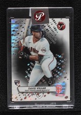 2023 Topps Pristine Black Pristine Pulsar Refractor 1/1 David Villar #162 11pj