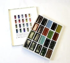 Kobaien Saiboku Gansai Sumi Watercolor Paint Set 20 Colors Japanese Ink-Based
