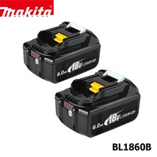 2Pack 6.0Ah Battery For Makita 18V LXT Li-ion BL1860 BL1850 BL1830 Cordless Tool
