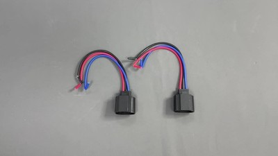 Wire Pigtail Female P 9008 H13 Two Harness Head Light Bulb Socket