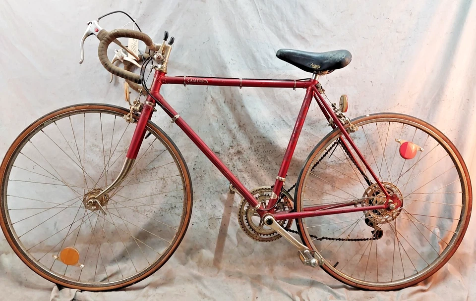 1965 Chimo Camerra Bicicleta de Estrada Vintage Touring 55cm M Lugged Butted Steel Retre :) - Imagem 2 de 4
