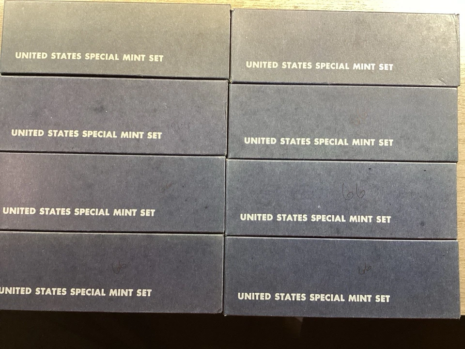 Lot of 8 Sets of 1966 Special Mint Set in Original Packaging 111225 50ik - Image 2 of 4