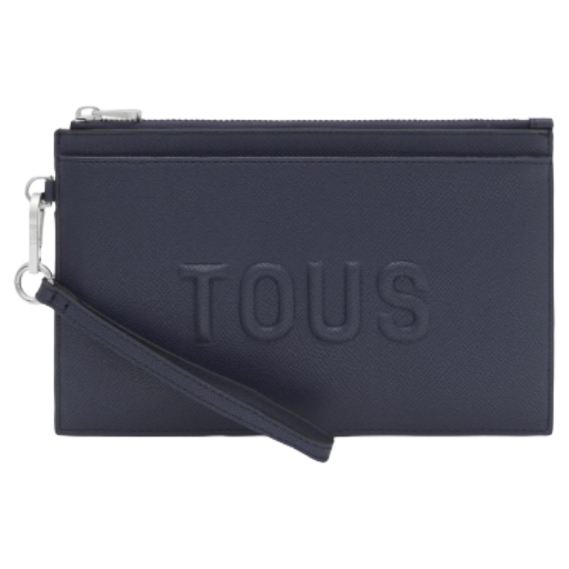 Tous Large Navy Dark Blue Wallet Purse