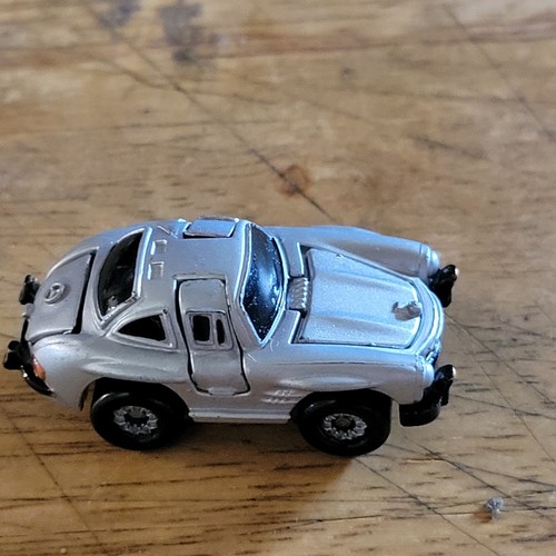 VINTAGE 1988 GALOOB MICRO MACHINES DELUXE SILVER MERCEDES BENZ 300 SL GULLWINGS - Picture 3 of 5