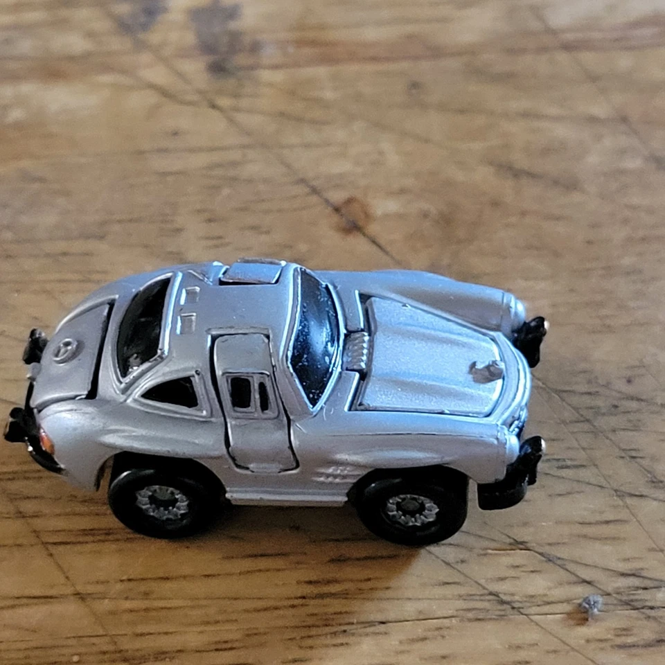 Micro máquinas galoob 1988 vintage plata lujo mercedes benz 300 sl alas de gaviota Foto 3 de 4