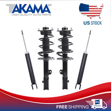 4pcs TAKAMA Front Strut Coil Spring+ Rear Shock absorber For 10-15 TUCSON 2WD