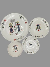 RARE 1951 Vtg Rhythm American Provincial Homer Laughlin Dinner Set! GREAT DEAL!