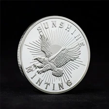 1oz 999 Fine Silver Sunshines Mint Silver Coin New